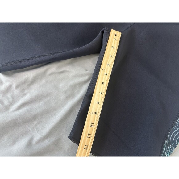 New Delfin Womens Black Heat Maximizing Workout Capri Pants Neoprene XXL - Picture 2 of 6